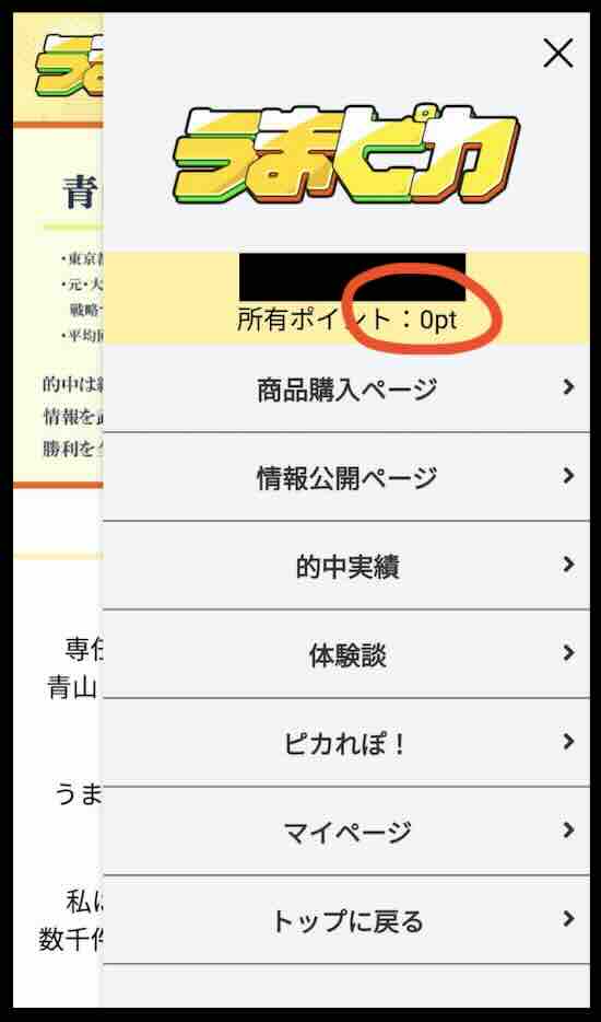 うまピカのポイント還元